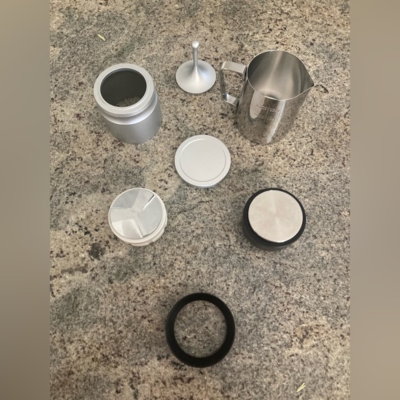 58mm Coffee Espresso Tamper Distributor Funnel Blind Shaker Milk Frothing Cup - Picture 7 of 8